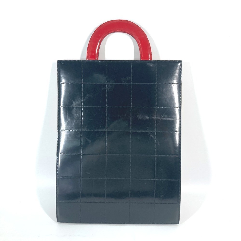 CHANEL Red Leather Tote Bag